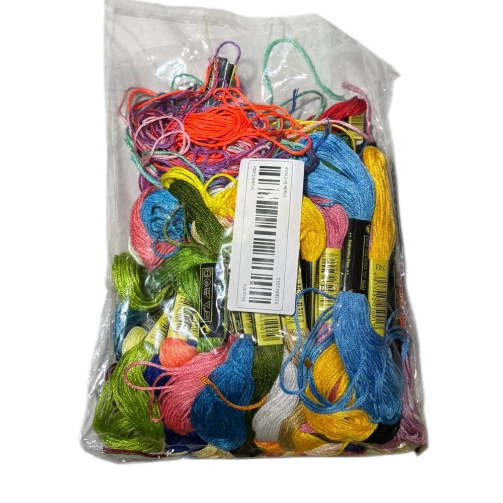Colorful Embroidery Floss Pack